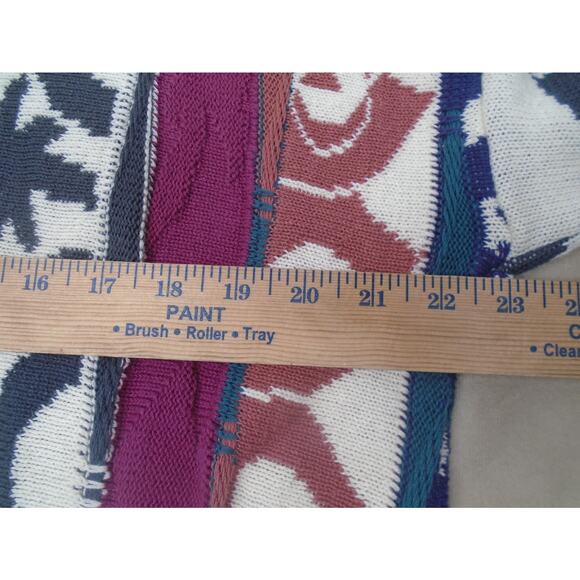 Coogi Style 3D Crewneck Sweater Sz Large Men’s Vintage Hip Hop American Priority - Picture 6 of 12